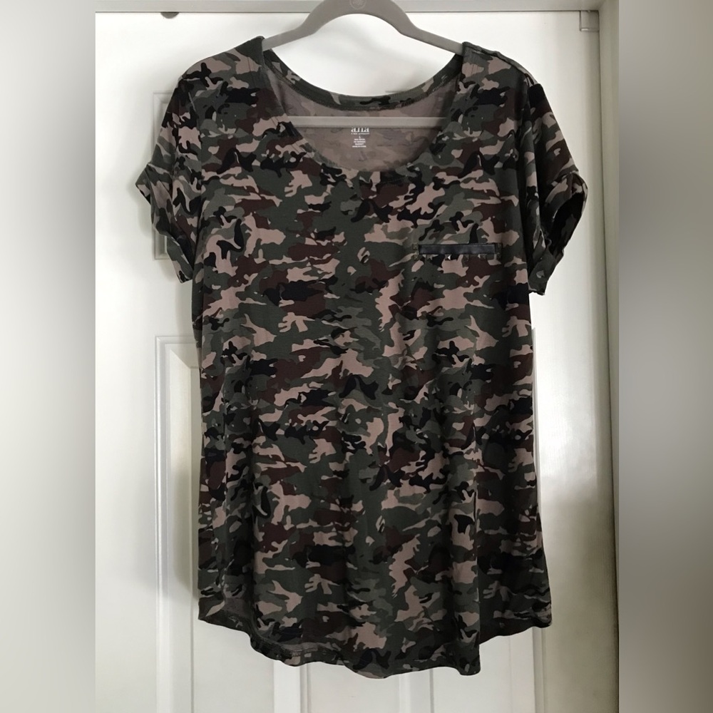Camo Print Women's Tee